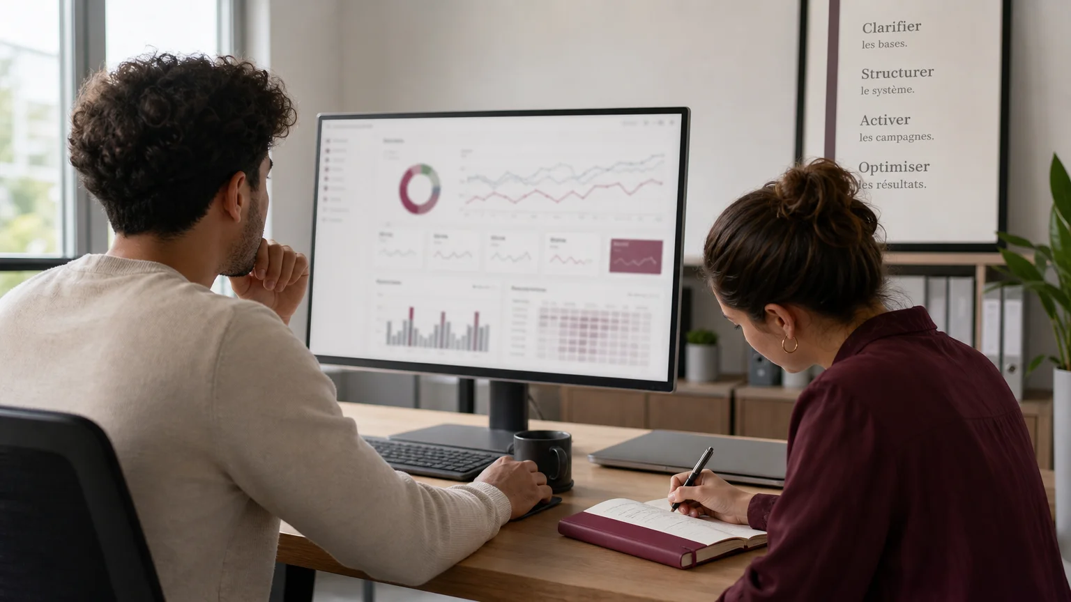 Analyse d’un tableau de bord de performance marketing dans une PME B2B